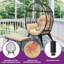 Fauteuil à œufs avec repose-pieds-312253528