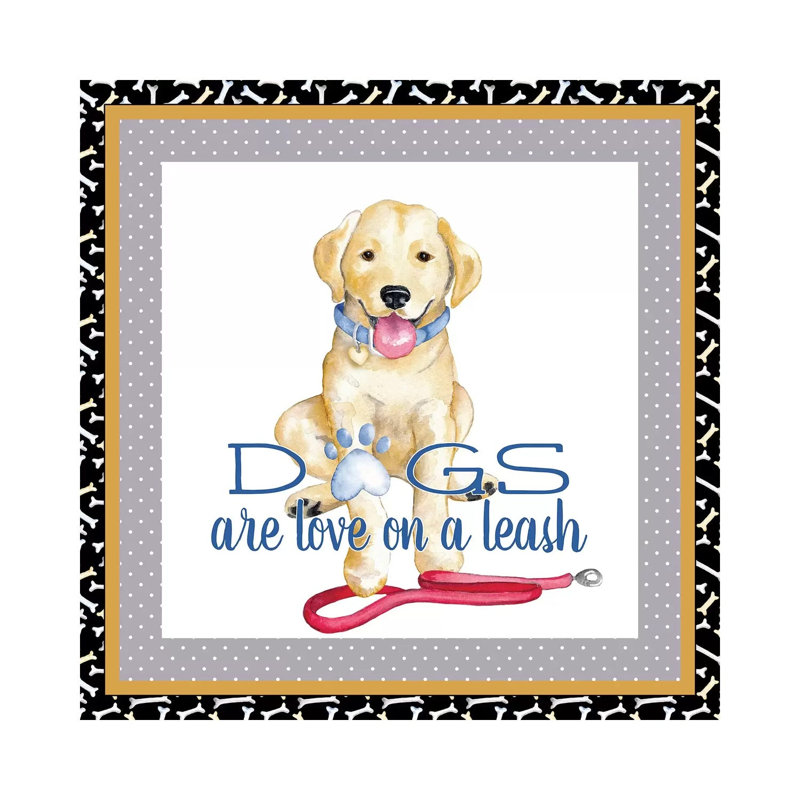 A Dogs Life I by Andi Metz - Wrapped Canvas Print, 30.48 cm H x 30.48 cm W