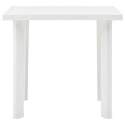 Nairn Rectangular Outdoor Dining Table With Umbrella Hole , 80cm cm W 75cm cm D