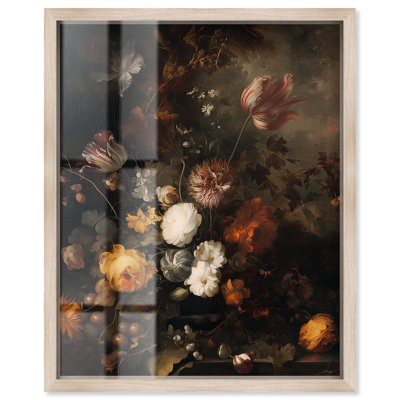 Décoration murale gothique Shadowed Petal Secrets II Shadowbox par Art Remedy