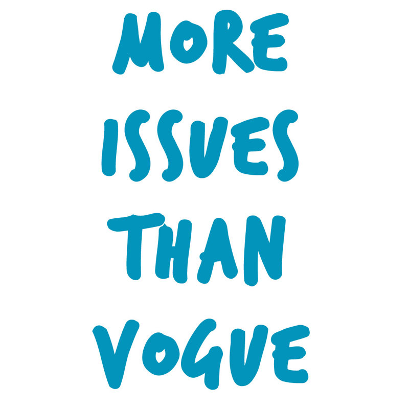 Décalcomanie murale plus de problèmes que vogue, H 60 po x l 34 po x P 0,01 po, Bleu sarcelle