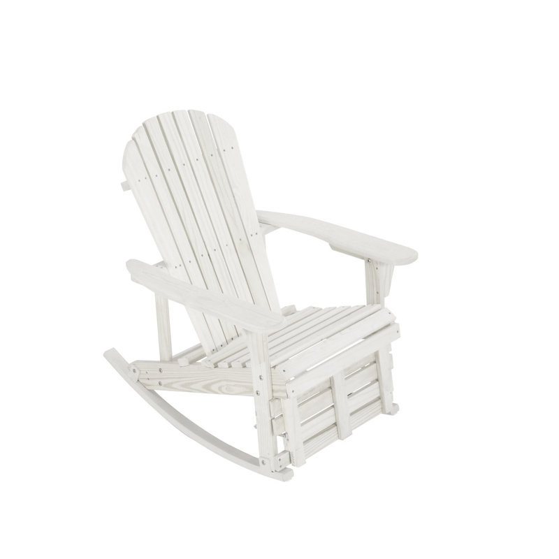 Apsana Outdoor Adirondack Chair, White