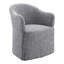 Havel Upholstered Dining Arm Chair With Casters-1569808716
