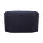 Rangement avec plateau réversible, noir, format 30 x 16,5, 28 compartiments larges, hauteur de poids de 265 lb, utilisation polyvalente comme table basse ou repose-pieds-131257999
