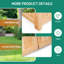 Laurelai Wood Planter Box