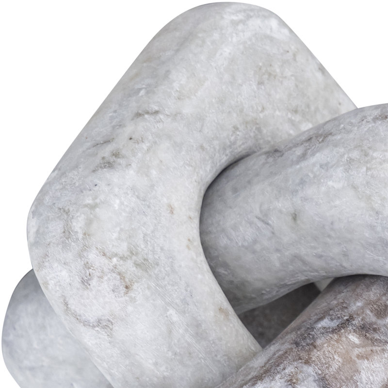 Bond Marble Decorative Object, Brown