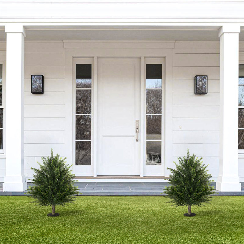 32?Artificial Simulation Cedar Suit Tower Shaped Leaf Fake Tree