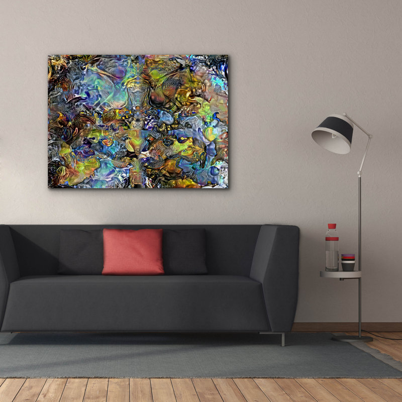  «Faith And Delirium» par Pedro Gavidia, art mural sur toile, 54 po x 40 po