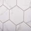 Carreau de mosaïque en porcelaine alvéolaire pour mur et plancher 4 po x 4 po Perfection-94848064