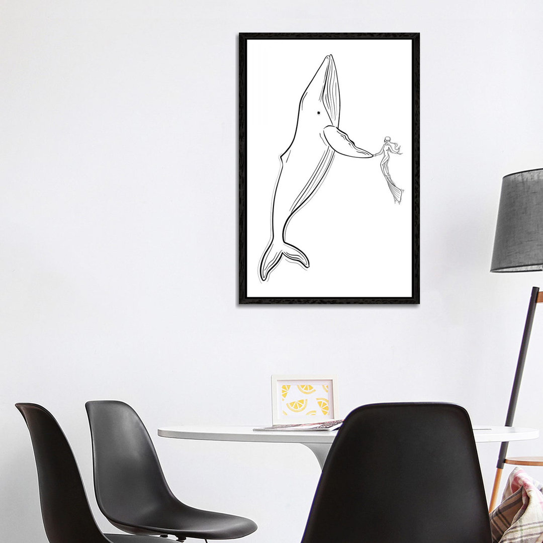 Save The Whales von Sabina Fenn - Galerie-verpackte Leinwand Giclée auf Leinwand