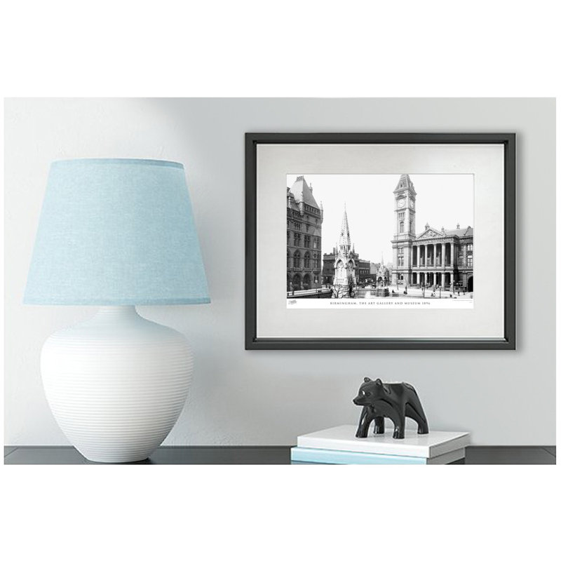 Birmingham, The Art Gallery And Museum 1896 - Single Picture Frame Print, 45cm H x 60cm W x 2.3cm D