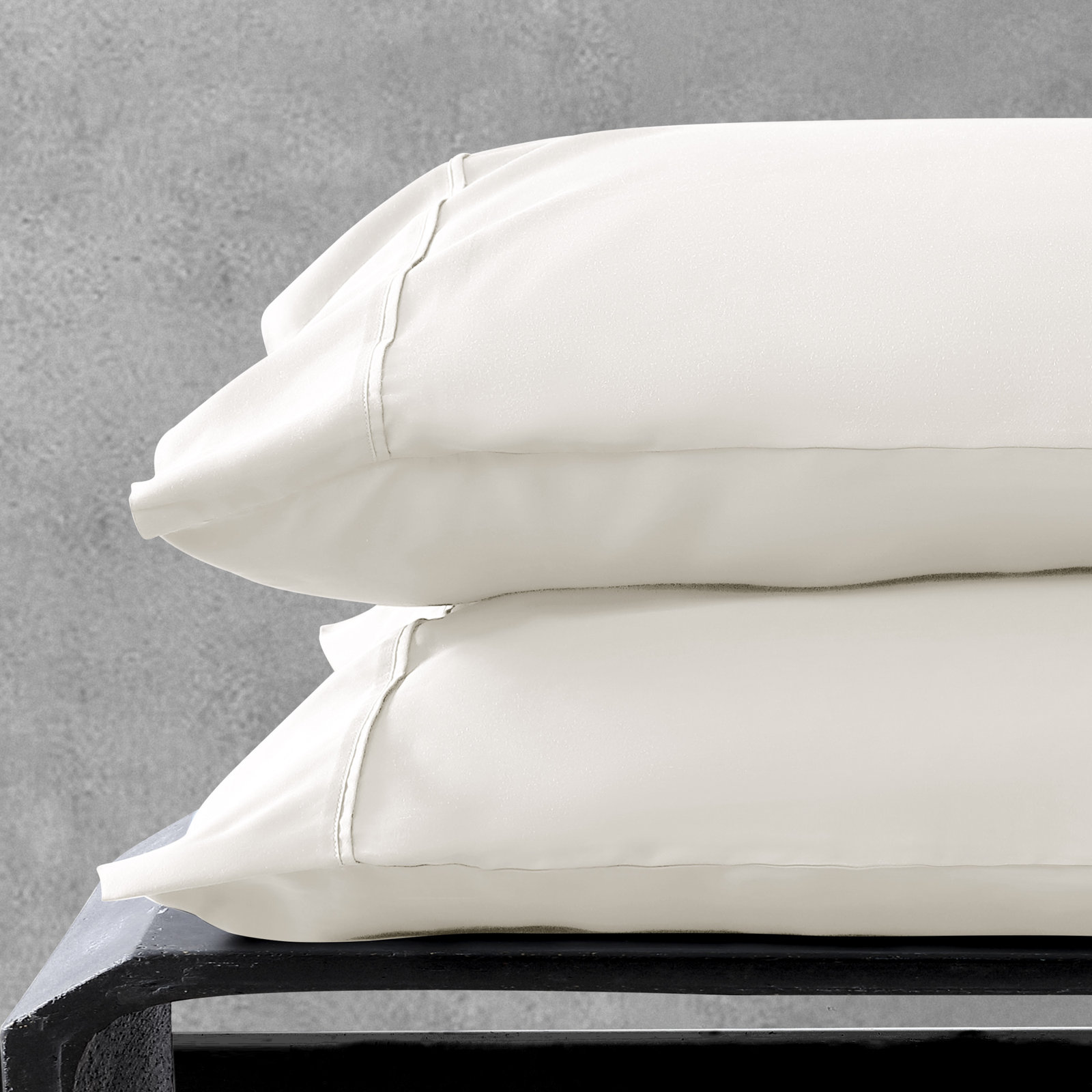 Laflin Sateen - Set of 2, White, Standard