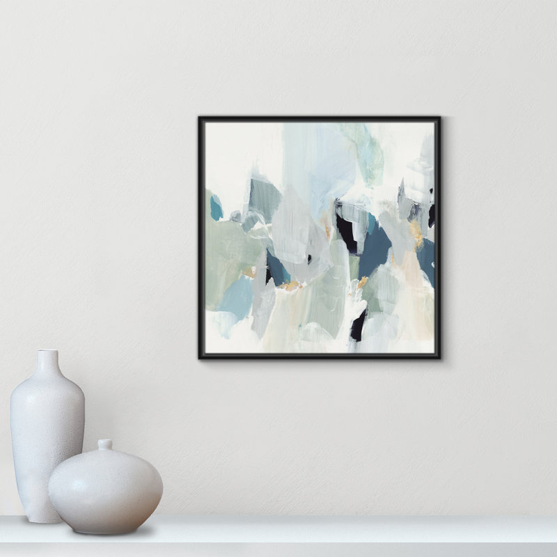 Little Talks " Little Talks III " by Isabelle Z, Picture Framed Canvas, 46.5" H x 46.5" W, Black