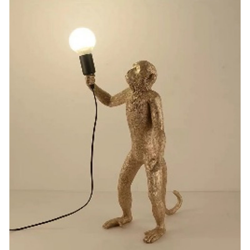 Golden Monkey Standing Table Lamp 21.5 Inches                                                        