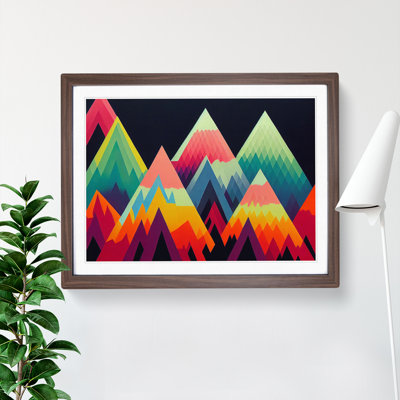 Geometric Pyramids Vol.1 Abstract - Single Picture Frame Print
