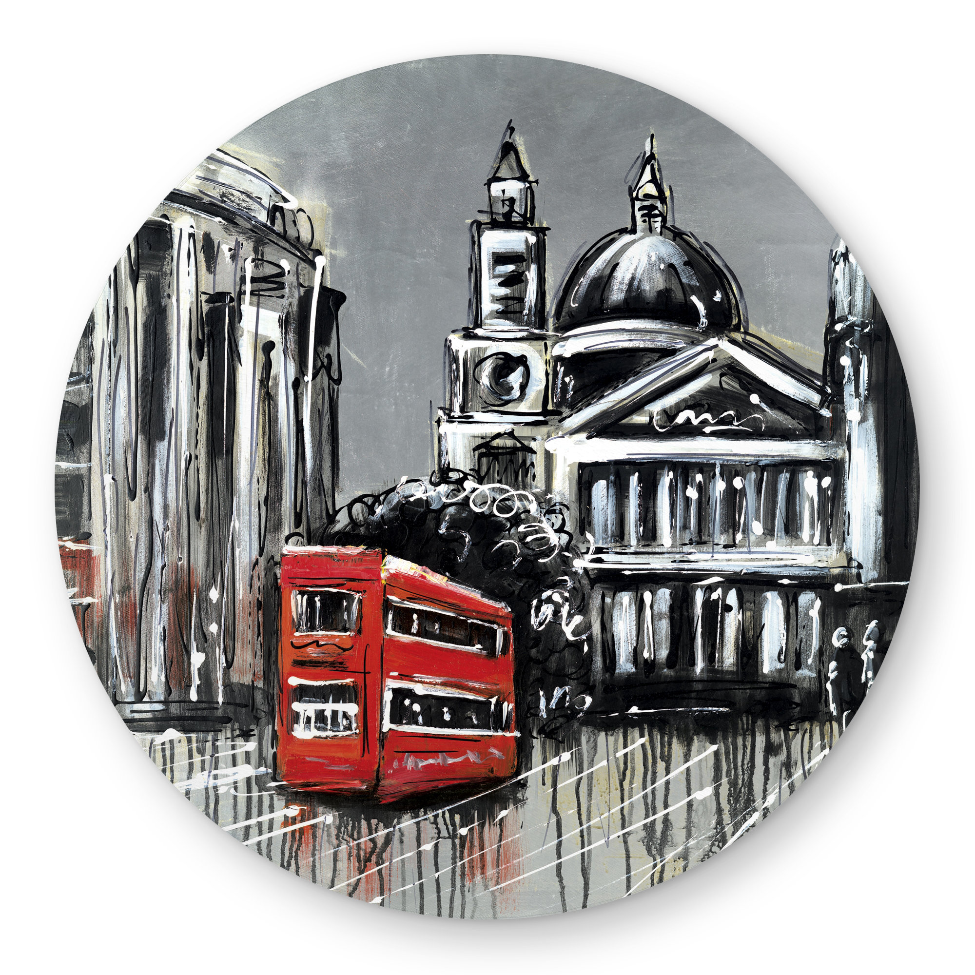 Begin Edition International Inc. London Street with Bus Rug | Building ...