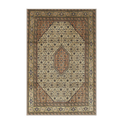 Tapis oriental brun / brun clair