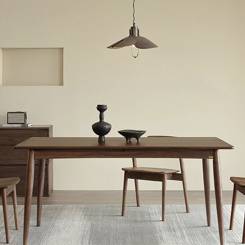 Black walnut art table, 29.52"H x 70.86"L x 31.49"W