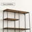 17 Stories Rectangular 4-tier Floating Wall Shelf - Metal And Wood Wall-mounted Display Shelf - Multi-functional Wall Storage, Perfect For Entryway, Bathroom, Bedroom, Living Room, Or Office