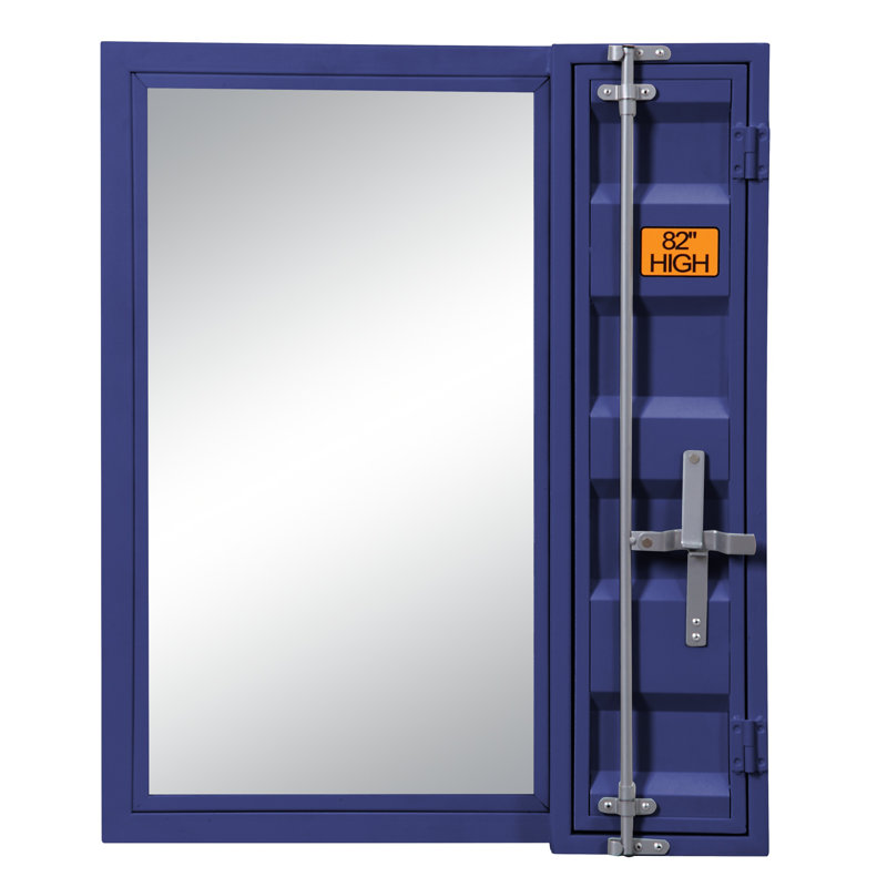 Miroir de salle de bain Cargo, Bleu