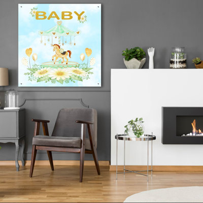 'Baby'  by Jean Plout Acrylic Glass Wall Art, 36" x 36"
