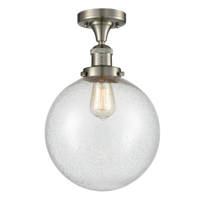 Clementina Glass Semi Flush Mount