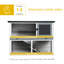 Abrams Weather Resistant Rabbit Hutch