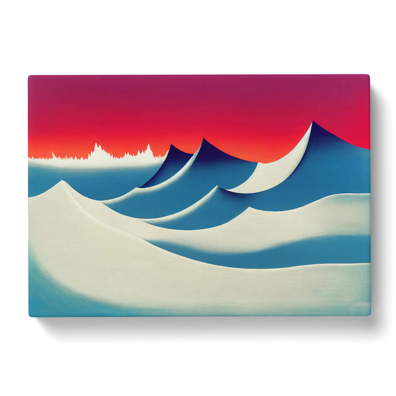 Angelical Mountain Abstract - Wrapped Canvas, 50cm H x 76cm W x 3cm D