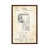 Toile avec cadre en bois brun classique
