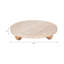 Frandric Tan Travertine Round Decorative Tray