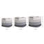 Ensemble de 3 bacs de rangement en tissu