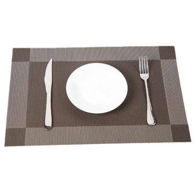 Donasia Polyester Plaid Rectangle Placemat