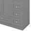Meuble-lavabo sur pied 36 po avec lavabo en céramique 36 po et 4 tiroirs à fermeture en douceur-670567780