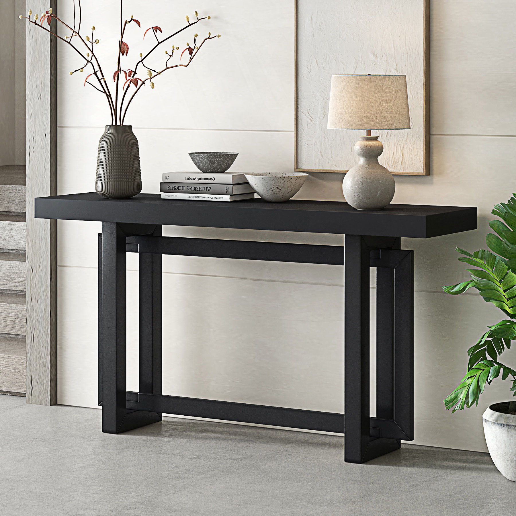 Ivy Bronx Modern Contemporary Console Table, Extra Long Entryway Table ...