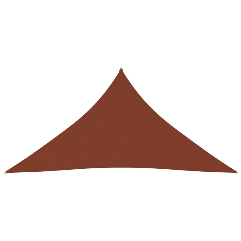 Bekke Triangular Shade Sail, 4m x 4m x 4m, Terracotta