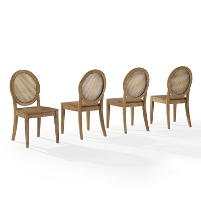 Jacolyn 4-piece Cane-back Dining Chair Set