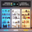 5-Tier Glass Display Cabinet with Tri-Color Sensor Light  and Lock-198130060