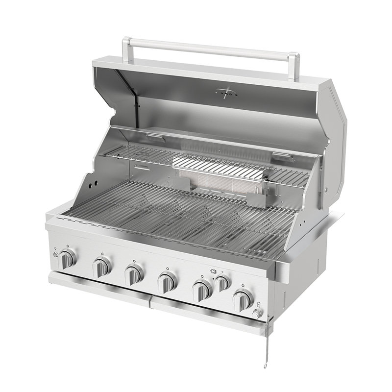 Spire 6-Burner Built-in Grill Head with Rear Burner
