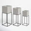 Metal Pot Planter - Set of 3