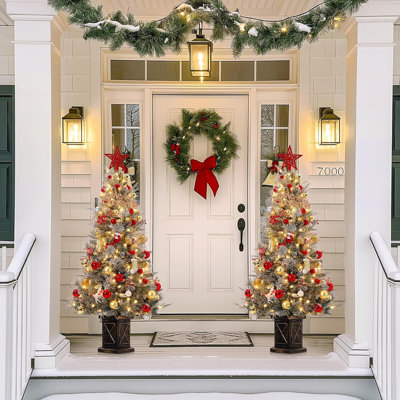 54' H Lighted Artificial Christmas Tree