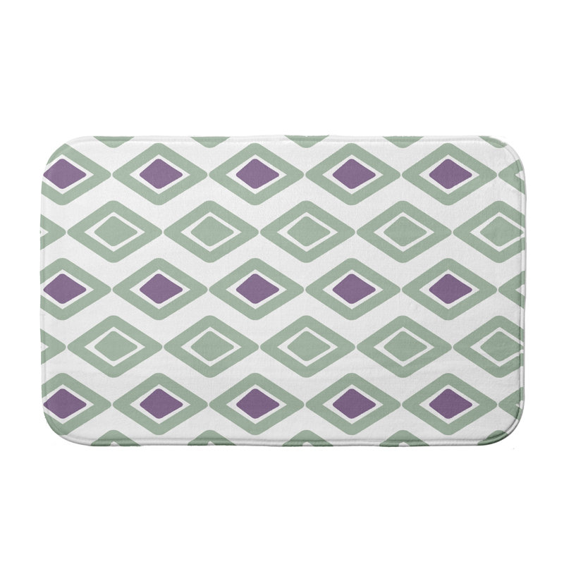 Tapis de bain Fernon, l 21 po x L 34 po, Vert
