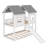 Twin Over Twin House Bunk Bed With Slide