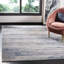 Tapis gris / bleu marine Wendi-33133020