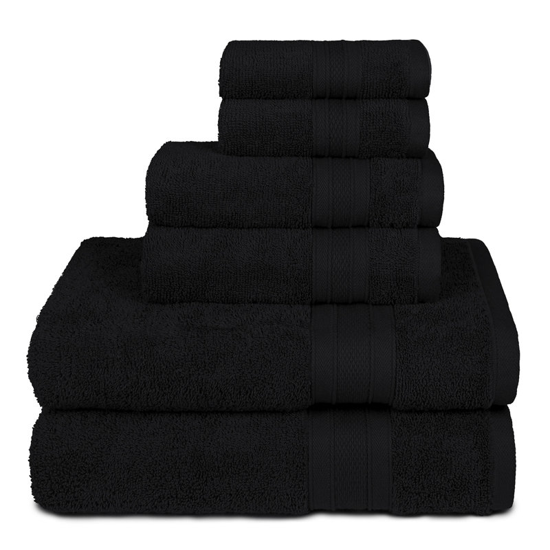 Soft Comfort 6 PC Set, Black
