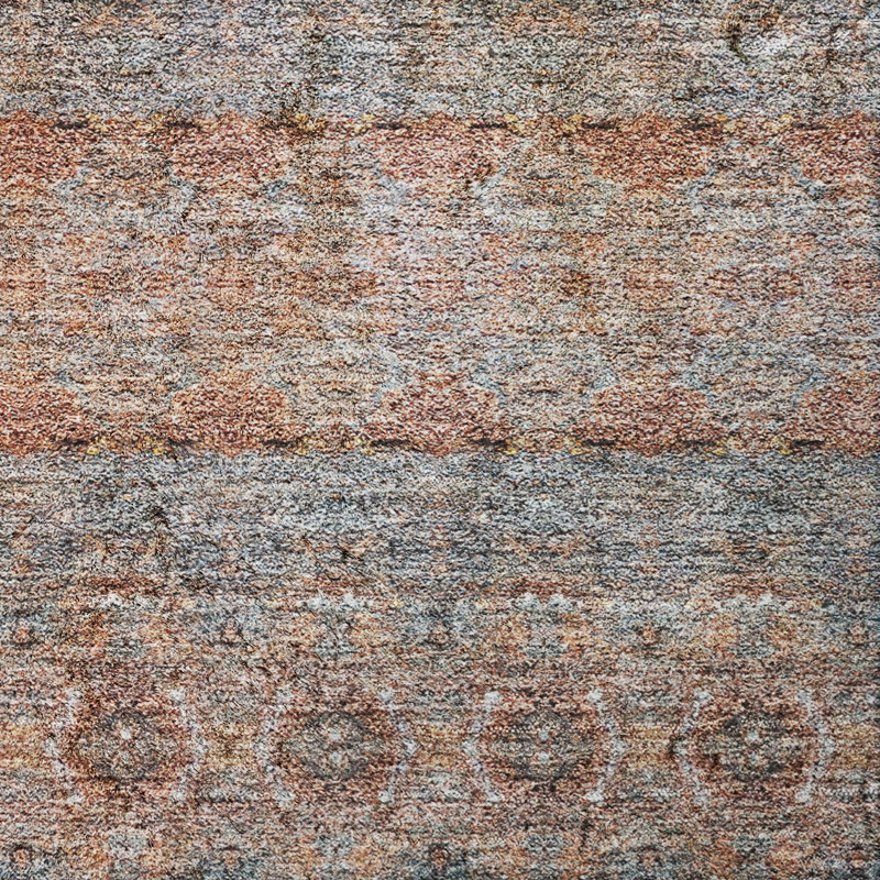Tapis bohème de qualité supérieure lavable à la machine Dream Shag ADS615, Paprika, 9 pi x 12 pi