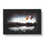 Hot Air Balloons Above a Lake Paint Splash - Wrapped Canvas-56667917