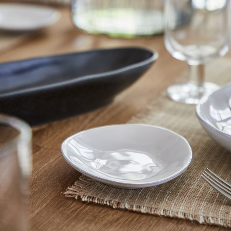 Oval Appetizer Plate Livia, White
