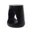 Table d'appoint ronde noire Hollow-1423923091
