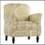 Fauteuil d'appoint avec pieds robustes