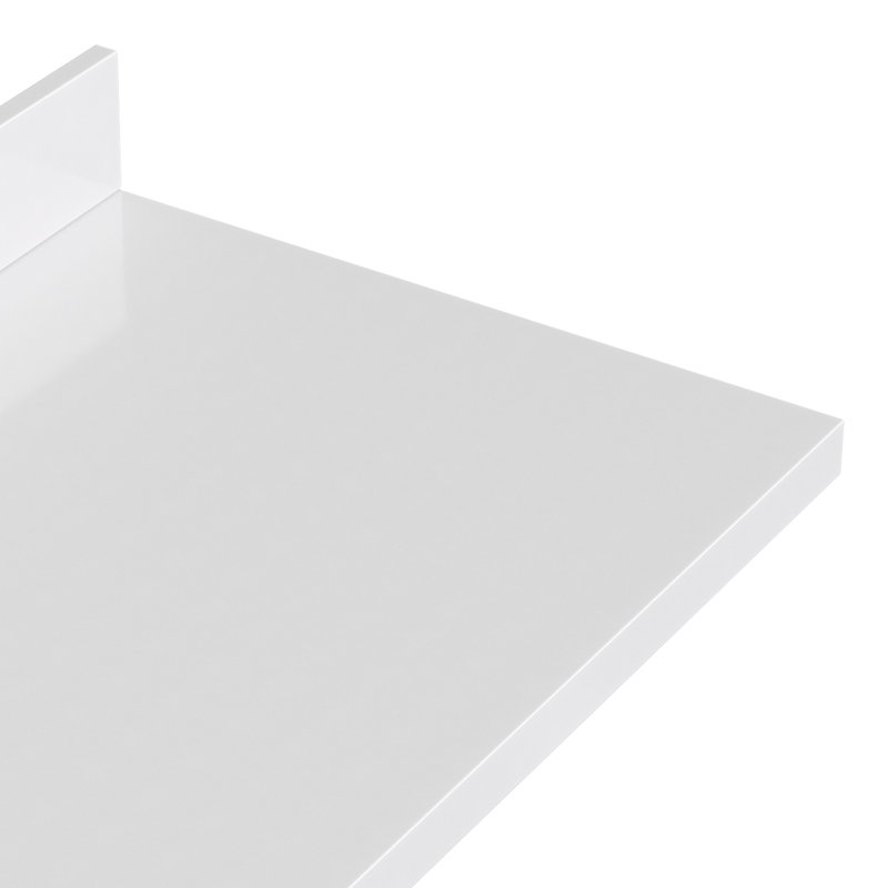 ARIEL Monroe 54 Single Sink Bathroom Vanity with Carrara Quartz Top, Midnight Blue, 60" - 61", Pure White Quartz